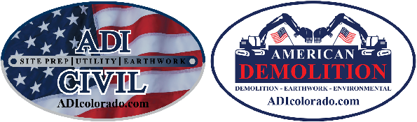 ADI and Civil American Demolition logos